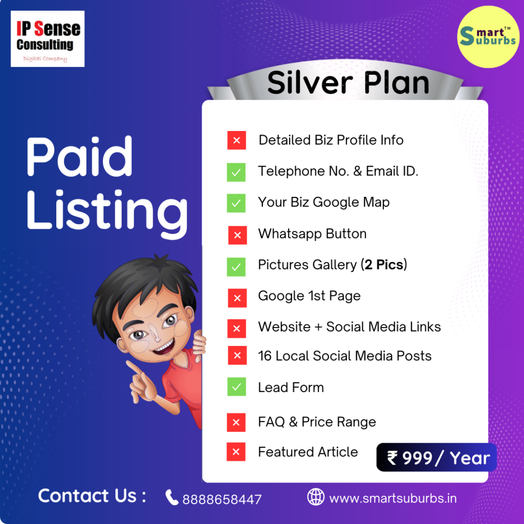 Sinhagad Road Business Directory Paid Listing Silver Plan – Sinhagad Road Search Engine